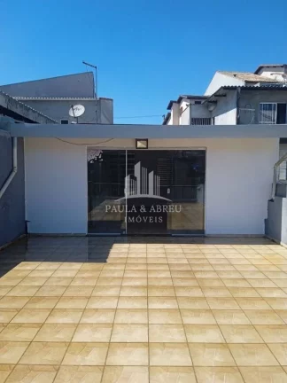 Imagem Casa Assobradada 180m², 1 Salão Comercial(39m²), 2 Quartos, sala, cozinha, 1 Cômodo menor, Lavanderia, 1 Banheiro, 2 Vagas, no São Jorge do Guapituba, Mauá-SP