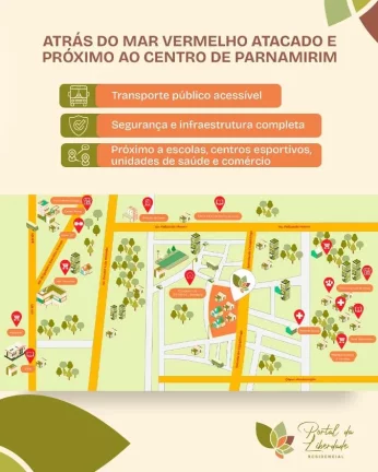 Imagem SUA NOVA CASA ESTA NO PORTAL DA LIBERDADE EM PARNAMIRIM - RN