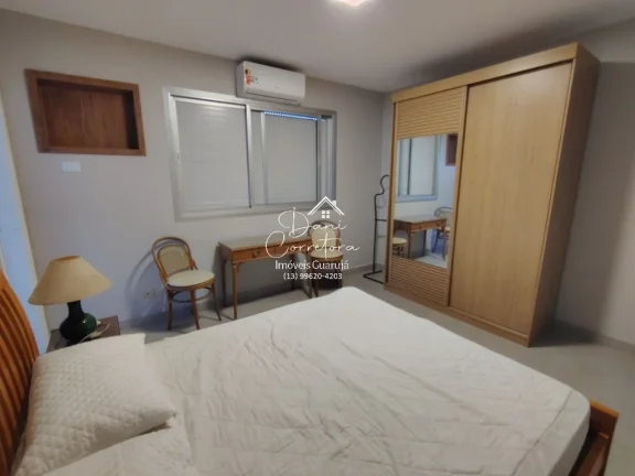 Imagem Apartamento atualizado frente mar nas Astúrias, Guarujá-SP: 3 suítes, 2 salas, 5 banheiros, 2 vagas de garagem, 192m² e suíte de empregada