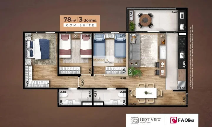 Imagem BEST VIEW Residence | Lançamento | Swiss Park