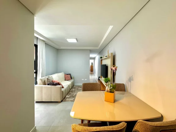 Imagem Apartamento semi- mobiliado com 3 dormitórios sendo 1 suíte e 1 vaga em São José dos Pinhais