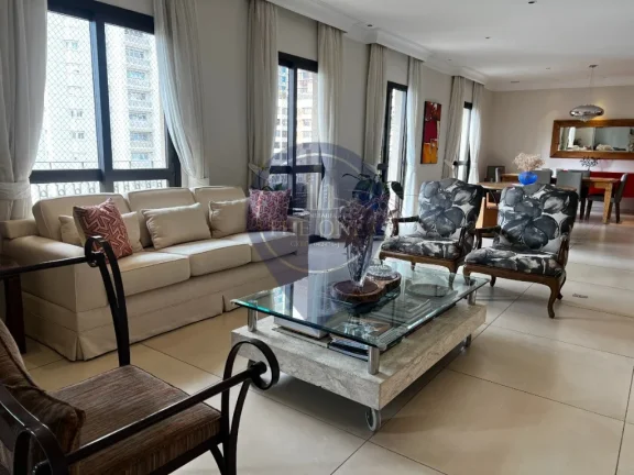 Imagem Imperdível oportunidade de adquirir amplo apartamento de luxo em Moema, São Paulo-SP: 4 quartos, 4 suítes, 2 salas, 6 banheiros, 6 vagas - 313m²!