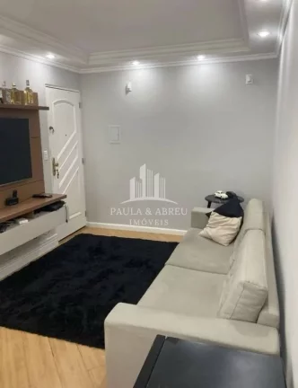 Imagem Apartamento 62m², Varanda, andar intermediário, Planejados, forno, fogão, geladeira, 1 vaga fixa e coberta no Parque São Vicente, Mauá-SP