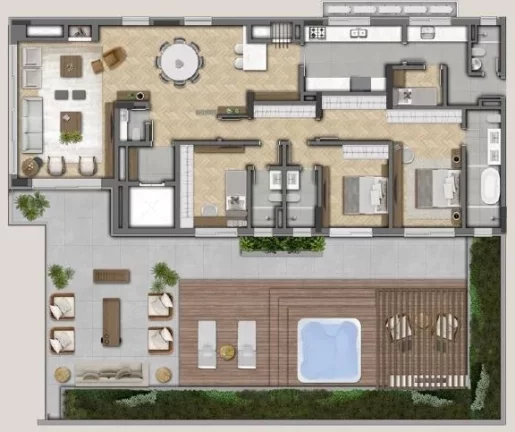 Imagem Apartamento com 3 Quartos à Venda, 192 m² em Mont Serrat - Porto Alegre