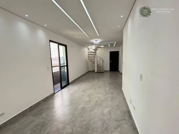 Imagem Cobertura com 3 dormitórios à venda, 120 m² por R$ 1.200.000,00 - Canto do Forte - Praia Grande/SP