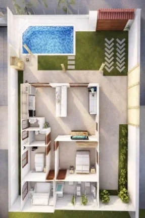 Imagem Casa para Venda em Itanhaém, Jamaica (Praia), 3 dormitórios, 1 suíte, 2 banheiros, 4 vagas