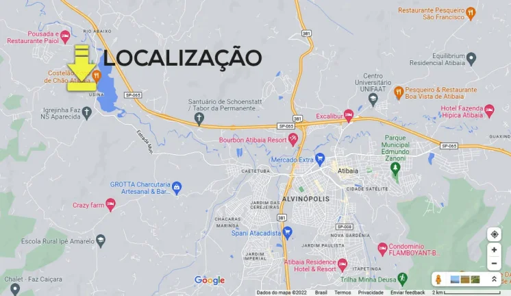 Imagem Lotes na represa de Atibaia - Bairro da Usina