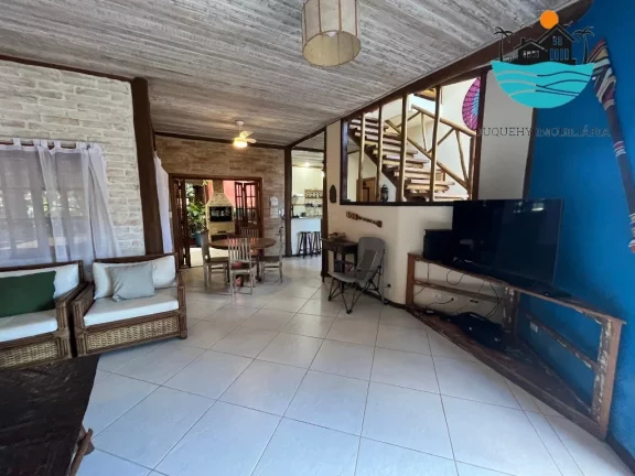 Imagem Casa em Juquehy para Alugar Anual Condomínio fechado com 4 suítes, 300m da praia, piscina coletiva, churrasqueira privativa | Juquehy Imobiliária