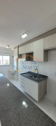 Imagem Apartamento com 2 dormitórios, sendo um com guarda-roupa planejado, piso laminado, sala para dois a...