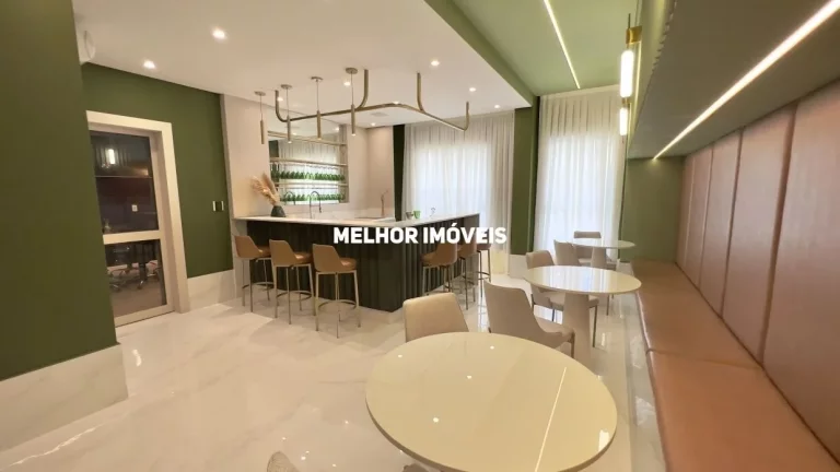 Imagem Apartamento Novo com churrasqueira a carvão na sacada com linda vista pra reserva