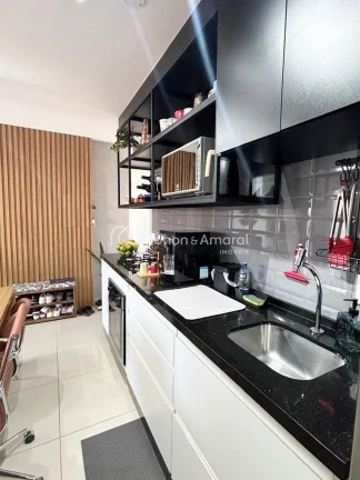 Imagem Studio moderno, acabamento impecável, com 42 m², mobiliado com 1 dormitório, suíte, sala integra...
