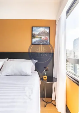 Imagem Studio de Luxo à Venda em São Paulo-SP, Bairro Cerqueira César! 1 quarto, 1 suíte, 2 salas, 1 banheiro, 1 vaga, 32m². Aproveite!