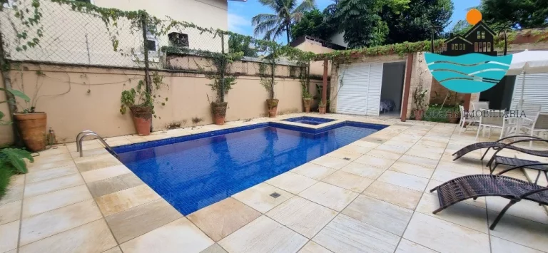 Imagem Imóvel para Alugar em Juquehy com, 6 suítes, piscina, churrasqueira a 250m da praia | Juquehy Imobiliária