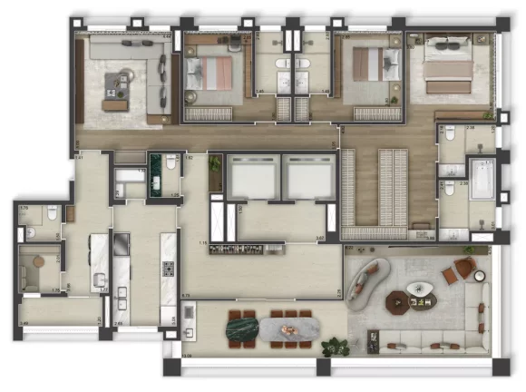 Imagem Apartamento com 3 Quartos à Venda, 207 m² em Pinheiros - São Paulo