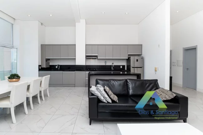 Imagem Apartamento com 1 Quarto e 2 banheiros para Alugar, 85 m² no Brooklin!