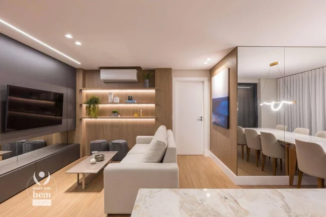 Imagem Apartamento com 3 quartos sendo 1 suíte máster com hidromassagem à venda, 109 m² por R$ 1.309.498 - Cristo Rei - Curitiba/PR