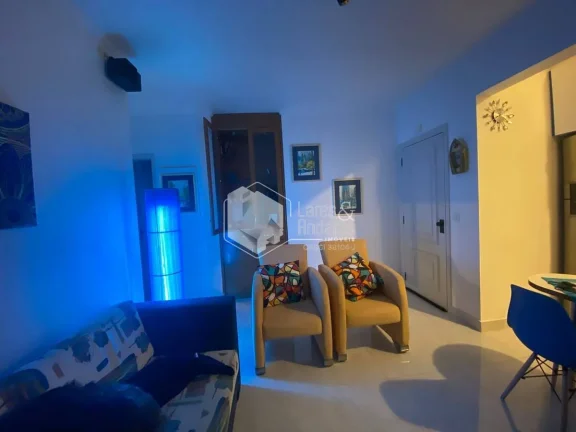 Imagem Apartamento para locação, Pitangueiras, Guarujá, 85m² com 2 dorm, 2 banheiros, 2 vgs com lazer, Camareira Diária, Mobiliado. Sinta a Brisa do Mar!