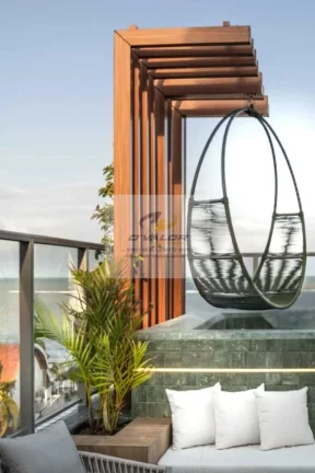 Imagem Vendo Flat, Mobiliado, com 30 m², no Jardim Oceania