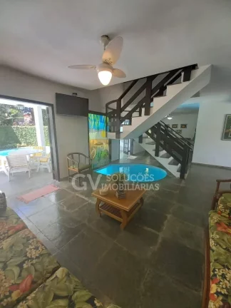 Imagem Casa com 4 dormitórios para alugar, 200 m² por R$ 1.500,00/dia - Condomínio Lagoinha - Ubatuba/SP