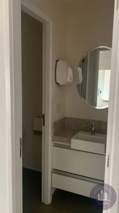 Imagem Sala com 112 m² para aluguel por R$ 6.600,00 - Alphaville/SP