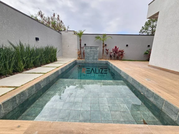 Imagem Casa moderna com 3 dormitórios à venda, 198 m² por R$ 2.090.000 - Condomínio Villa Sapezal - Indaiatuba/SP