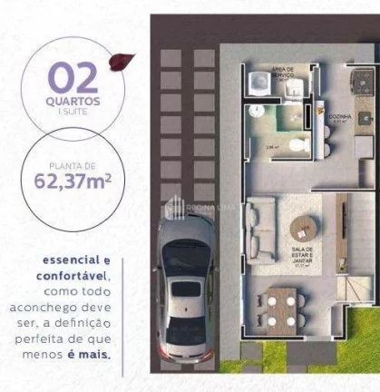 Imagem LANÇAMENTO: Casa duplex com 2 dormitórios à venda por R$ 167.081,50 - Condomínio MIRTES PARK PRIME - Todos os Santos - Teresina/PI