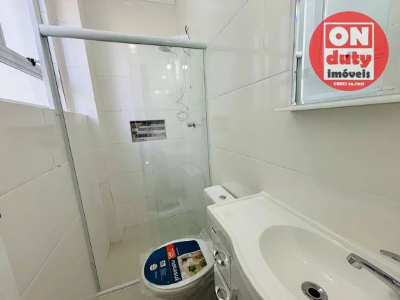 Imagem Apartamento com 1 dormitório à venda, 48 m² por R$ 390.000,00 - José Menino - Santos/SP