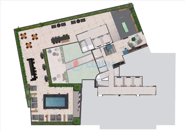 Imagem Studio à venda 1 Quarto 43.91M Centro Rio de Janeiro - RJ | Send Cooliving - Studios