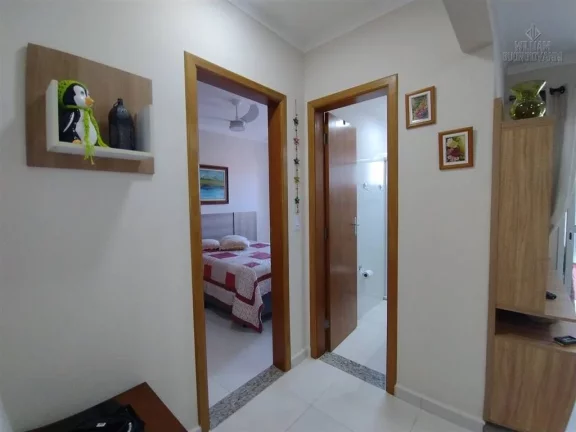 Imagem Apartamento na Vila Tupi, 1 Quarto com Sacada Gourmet, 53m² de área útil.