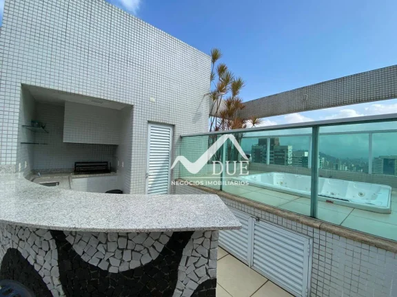Imagem Cobertura Alto padrão com 4 dormitórios à venda, 333 m² por R$ 5.000.000 - Boqueirão - Santos/SP