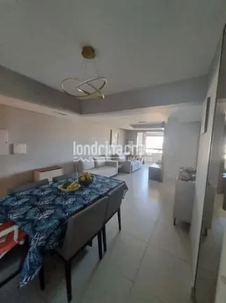 Imagem Apartamento no 17º andar no Terrasse Jardin, sol da manhã, completo em armários, com sacada envidraçada, 2 vagas paralelas e ar-condicionado.