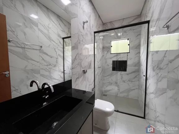 Imagem Casa à Venda no Jardim Itália em Patos de Minas – 3 Quartos, Suíte, Área Gourmet e Acabamento Moderno
