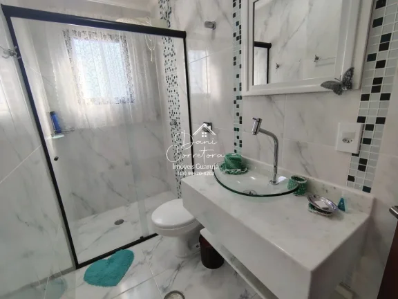 Imagem Apartamento com vista para o mar e lazer na Enseada, Guarujá-SP: 3 quartos, 1 suíte, 2 salas, 2 banheiros, 1 vaga, 106m². Venha conferir!