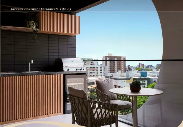 Imagem Apartamento à venda em João Pessoa, Jardim Oceania, com 3 quartos, 74,2m2