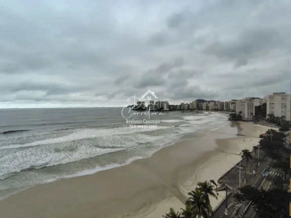 Imagem Apartamento frente mar total Pitangueiras, Guarujá-SP: 3 quartos, 2 suítes, 2 salas, 4 banheiros, 1 vaga de garagem, 170m².