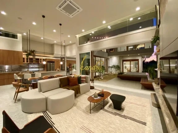 Imagem Sobrado condomínio fechado, com 04 suítes e SPA mobiliado e decorado