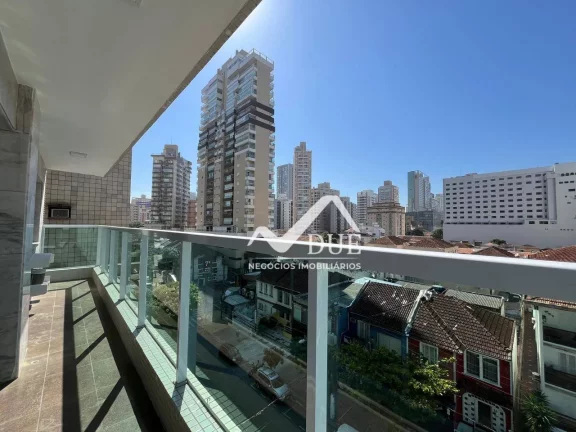 Imagem Apartamento com 3 dormitórios à venda, 167 m² por R$ 1.190.000,00 - Gonzaga - Santos/SP