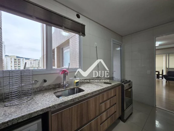 Imagem Apartamento com 3 dormitórios à venda, 100 m² por R$ 1.100.000 - Jos Menino - Santos/SP