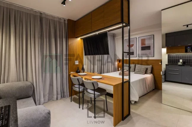 Imagem Apartamento para locação na Vila Olímpia, São Paulo-SP! 1 quarto, 1 suíte, 1 sala, 1 banheiro. Agende sua visita hoje!