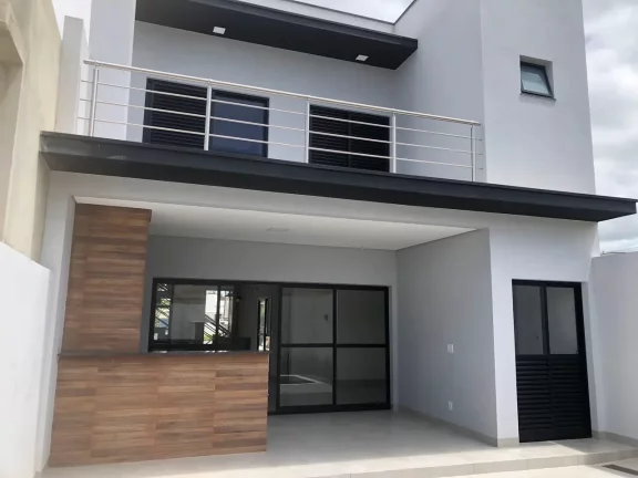 Imagem Sobrado Novo com Piscina à Venda no Ypê 3 – Condomínio Fechado em Tatuí