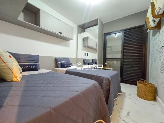 Imagem Apartamento à venda, 3 dormitórios 1 suíte 94m² de área útil, 2 vagas – Riviera de São Lourenço.