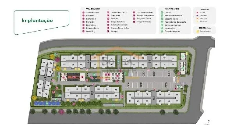 Imagem Apartamentos de 2 dormitórios (com opção de varanda e vaga de garagem) a partir de 32,73m², com ...