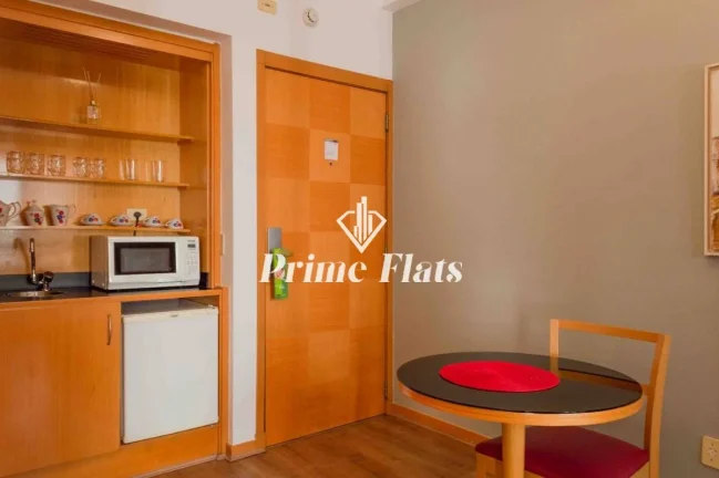 Imagem Flat disponível para locação no Quality Paulista, com 29m², 1 dormitório e 1 vaga