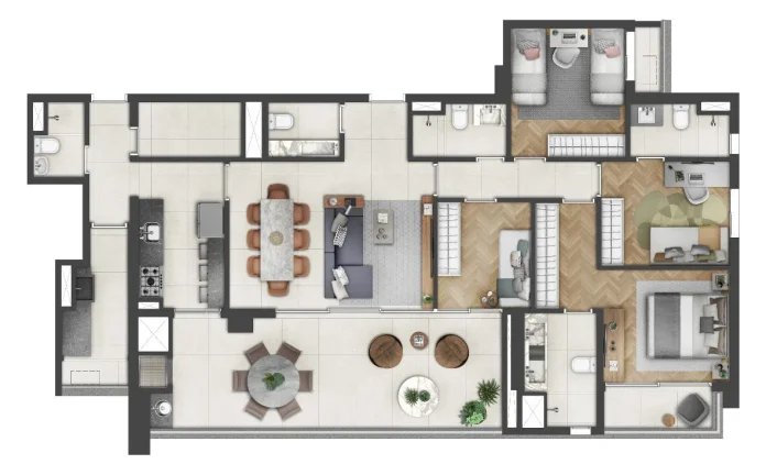 Imagem Apartamento Padrão 3 dorm no Vila Mariana