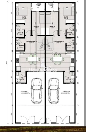Imagem Casa nova com 2 quartos, suíte e ambiente integrado, em construção com entrega prevista para março
