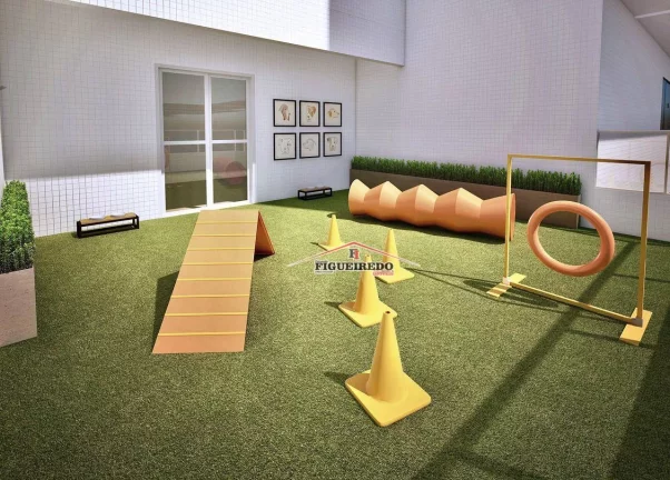 Imagem Apartamento à venda, 80 m² por R$ 480.000,00 - Vila Assunção - Praia Grande/SP