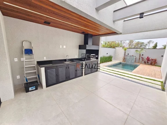 Imagem Casa moderna com 3 dormitórios à venda, 198 m² por R$ 2.090.000 - Condomínio Villa Sapezal - Indaiatuba/SP