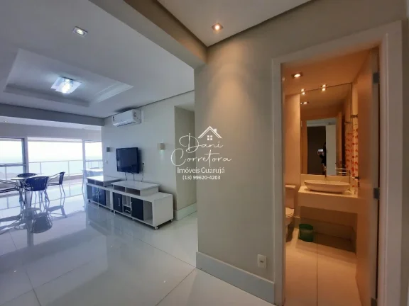 Imagem Apartamento frente para o mar com varanda gourmet e lazer, Pitangueiras, Ed Maison La Plage