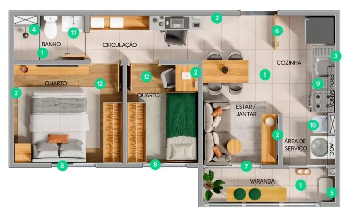 Imagem Reserva Redentor - Fase 1 - Apartamento à venda no bairro Triagem - Rio de Janeiro/RJ