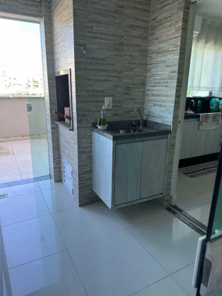 Imagem Apartamento mobiliado com 2 dormitórios sendo 1 suíte e 1 vaga de garagem em Perequê -Porto Belo